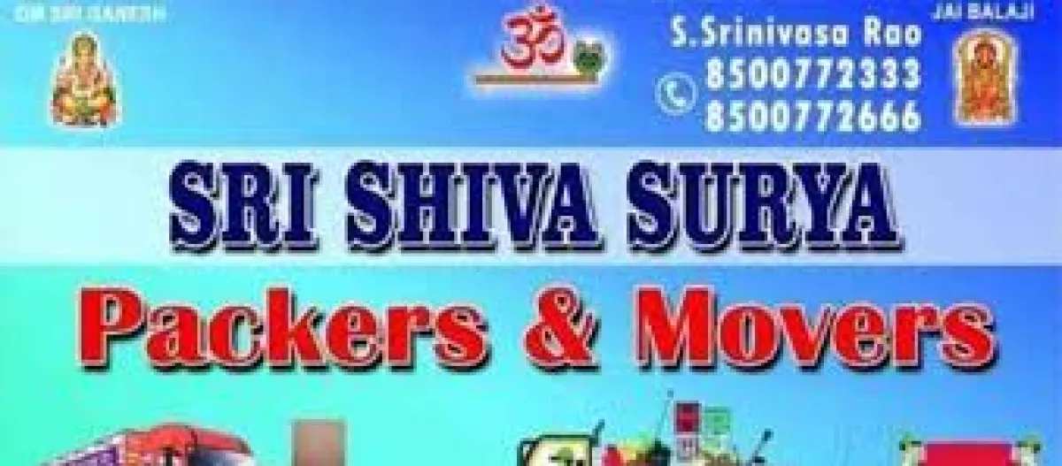 SRI SHIVA SURYA PACKERS& MOVERS,MVP Colony, Visakhapatnam