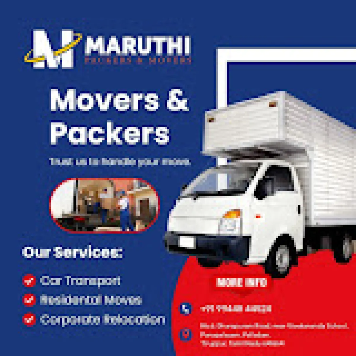 Maruthi Packers & Movers, Palladam, Tiruppur, Tamil Nadu