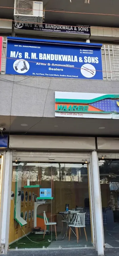 M/s R M Bandukwala & Sons, Arms & Ammunition Dealers Dahod, Gujarat