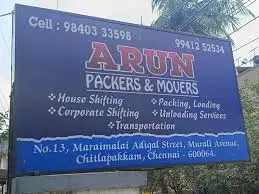 Arun Packers & Movers, Chitlapakkam, Chennai, Tamil Nadu