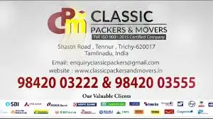 Classic Packers and Movers,Thillai Nagar, Tiruchirappalli