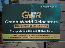 Green World Relocators, Moondrumavadi, Madurai