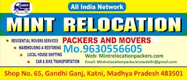 Mint Relocation Packers and Movers,Gandhi Ganj, Katni