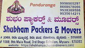 Shubham Packers And Movers, Gokulam, Mysuru