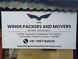 Wings Packers and Movers,Sultanpet, Palakkad, Kerala