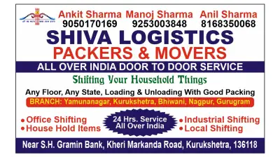 Shiva Packers and Movers Kurukshetra, Harayana
