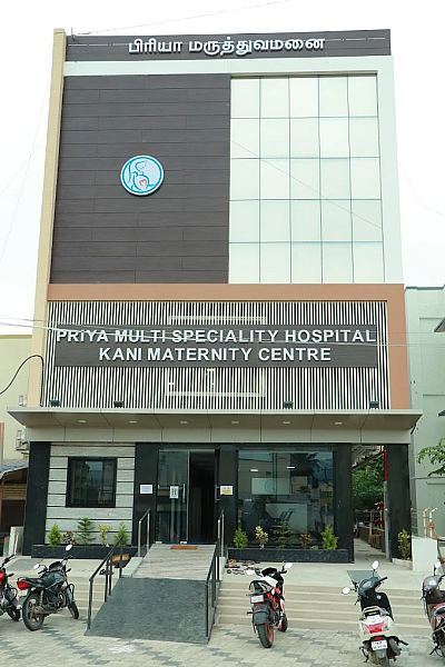 Priya Multispeciality Hospital & Kani Maternity Centre Dharmapuri, Tamil Nadu — Hospitals in Dharmapuri