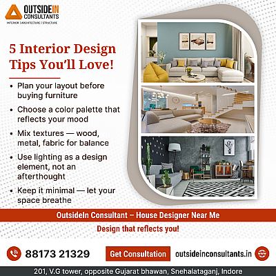 OutsideIn Consultants Indore, Madhya Pradesh — Interior Designing in Indore