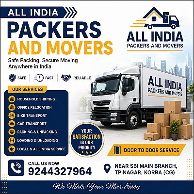 All India Movers and Packer in Korba, Chhattisgarh