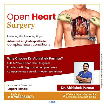 Dr. Abhishek Parmar Best Cardiac Surgeon in Ahmedabad, Gujarat  — Hospitals in Mumbai