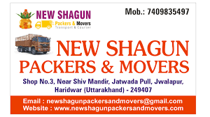 New Shagun Packer and Mover, Jwalapur, Haridwar, Uttarakhand