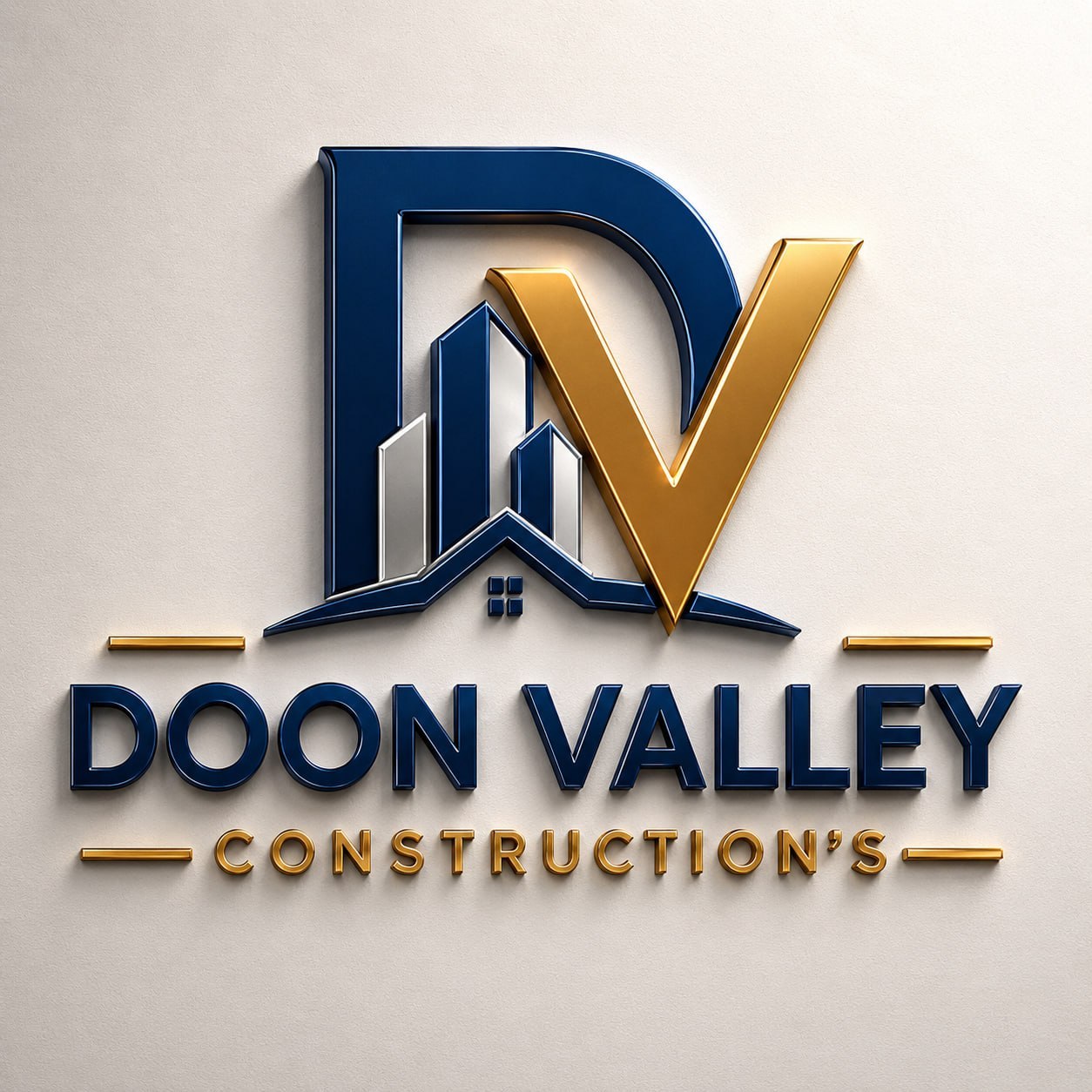 Doon valley construction's Dehradun, Uttarakhand logo