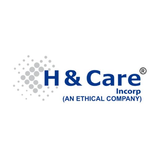 H & Care Incorp Pharmaceutical company Barwala, Panchkula, Haryana logo